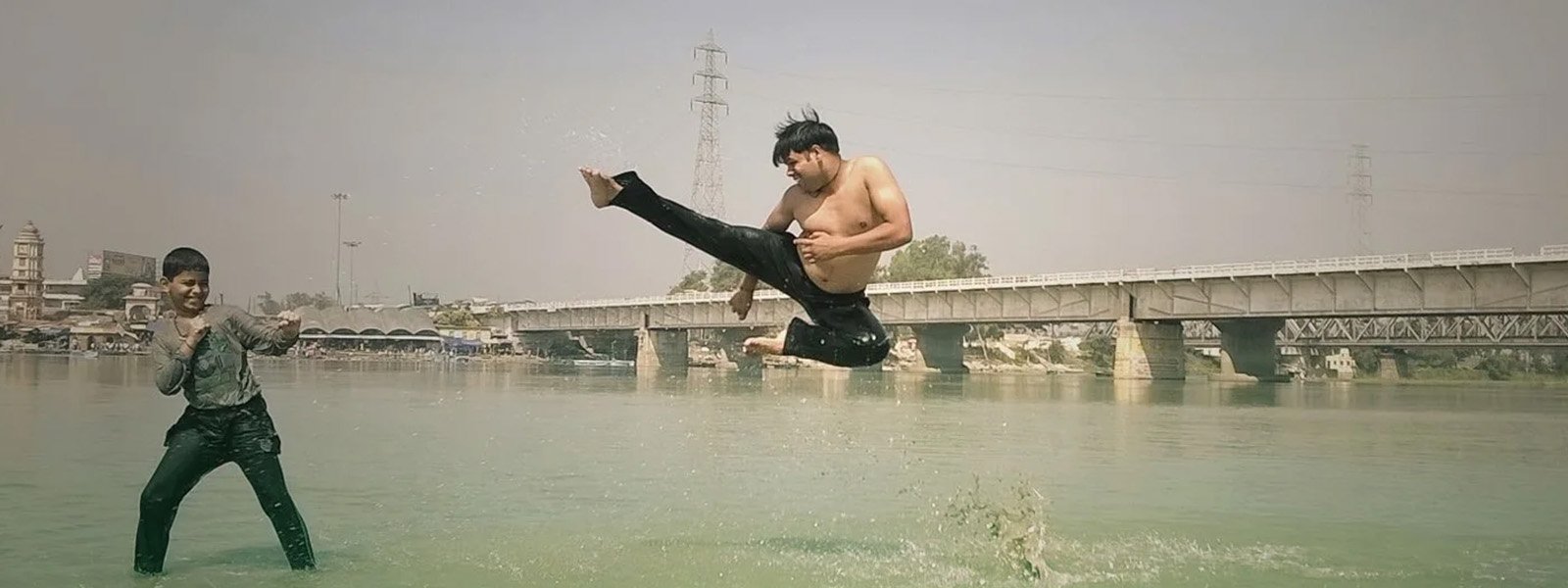 Karate training
